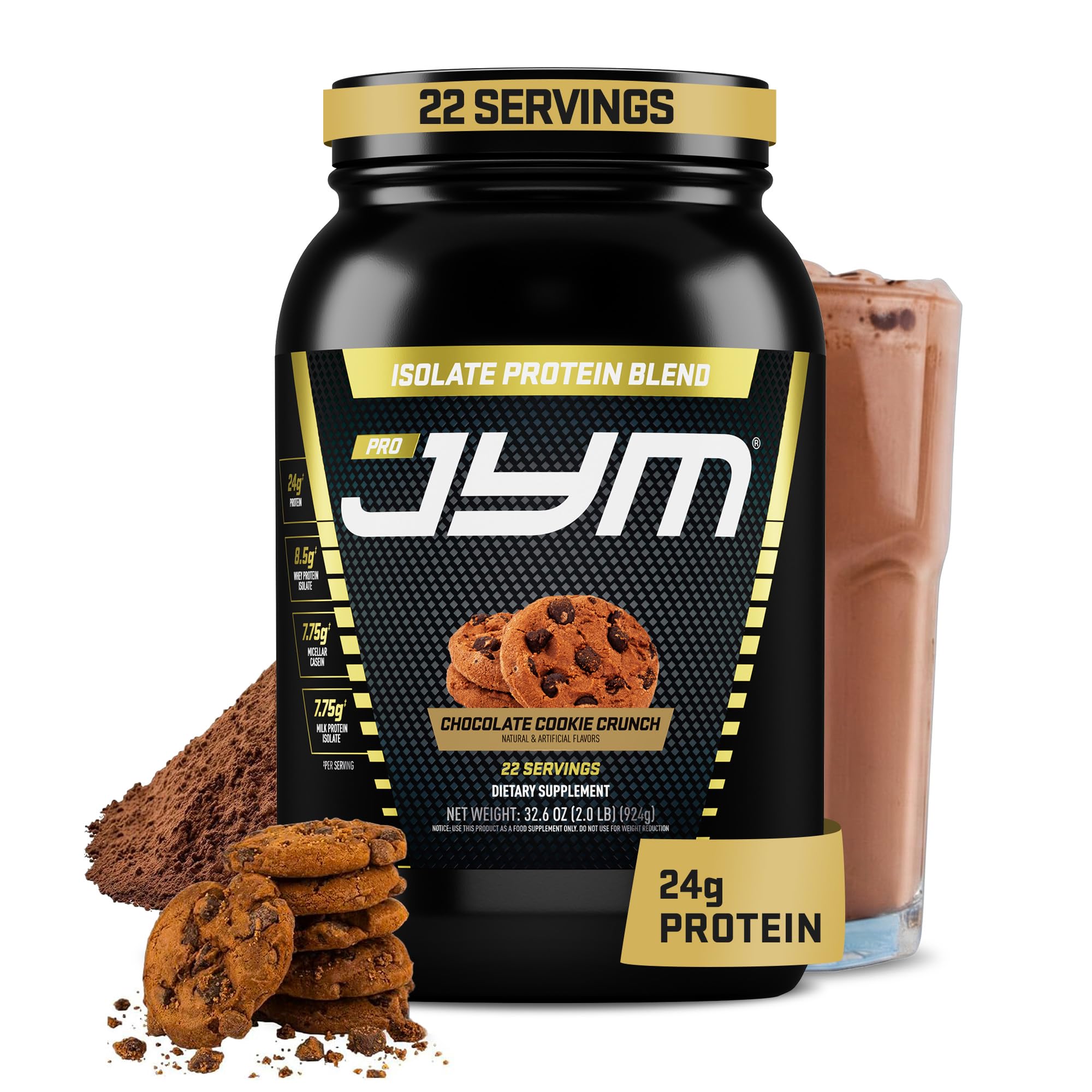 Amazon.com: JYM Chocolate Cookie Crunch Whey & Casein Protein